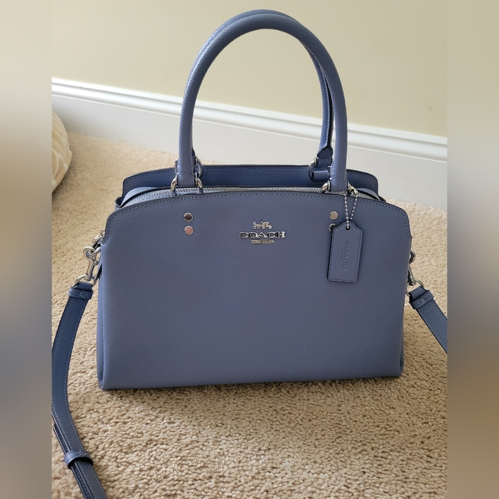 Coach Lillie Carryall Satchel Blue